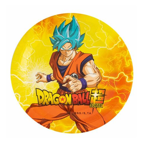 8 ASSIETTES 23CM DRAGON BALL