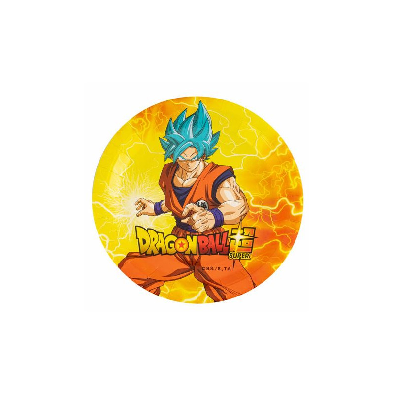 8 ASSIETTES 23CM DRAGON BALL