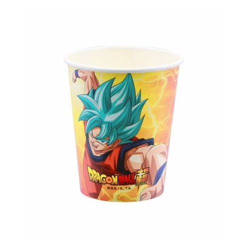 8 GOBELETS 25CL DRAGON BALL