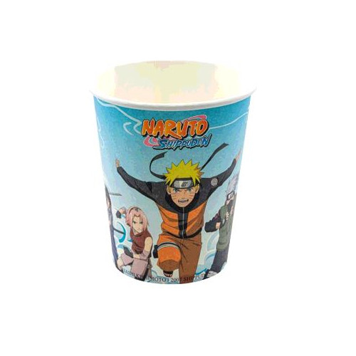 8 GOBELETS 25CL NARUTO