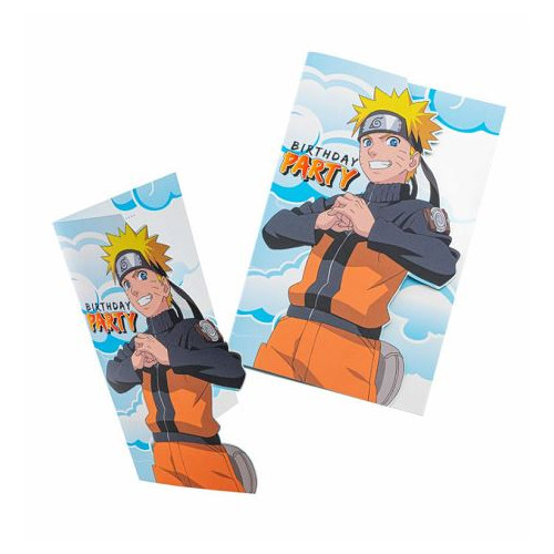 8 CARTONS INVITATION NARUTO