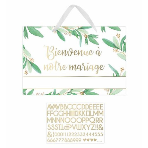 PANCARTE MARIAGE