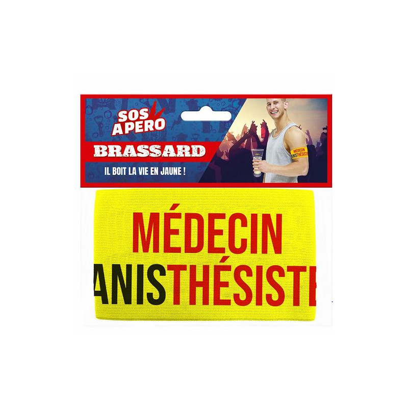 BRASSARD APERO MEDECIN ANISTHESISTE