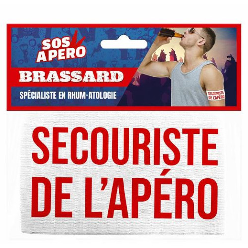 BRASSARD APERO SECOURISTE DE L' APERO