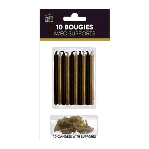 BOUGIES SUPPORTS ART DECO
