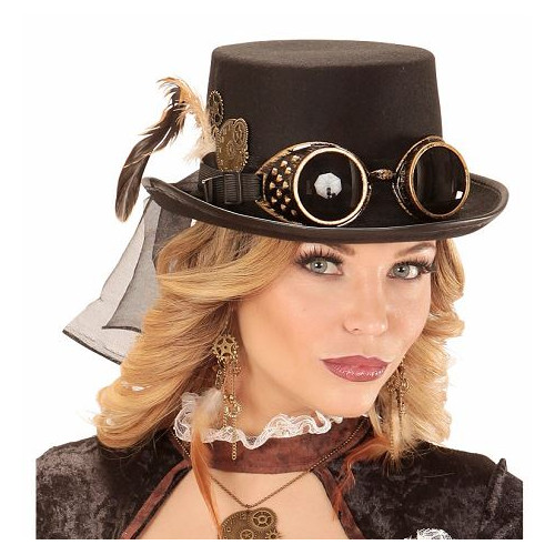 HAUT DE FORME STEAMPUNK+ LUNETTES