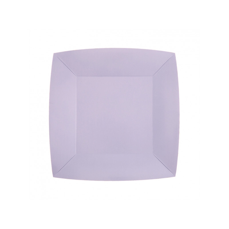 10 ASSIETTES CARRE PARME PM
