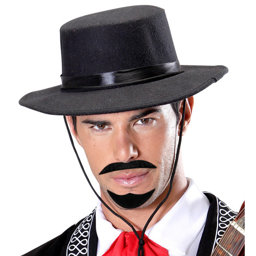 MOUSTACHE ET BOUC ADHESIFS