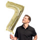 BALLON CHIFFRE 7 OR 86CM