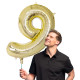 BALLON CHIFFRE 9 OR 86CM