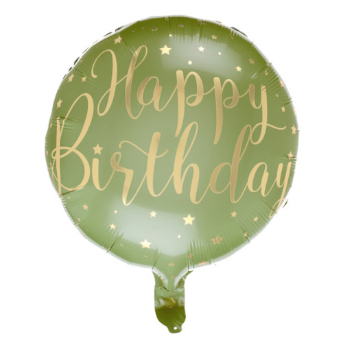 BALLON ALU H.BIRTHDAY SAUGE