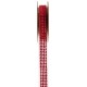 RUBAN STRASS AUTOCOLLANT ROUGE