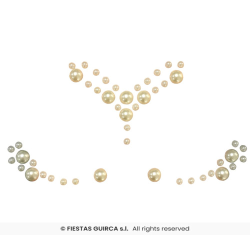 BIJOUX ADHESIFS PERLES VISAGE
