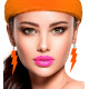 BOUCLES D'OREILLES ÉCLAIR ORANGE