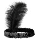 BANDEAU CHARLESTON NOIR PAILLETTES