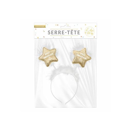 SERRE TETE ETOILE ANNIVERSAIRE