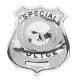 BADGE SPECIAL POLICE METAL