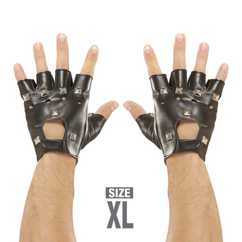 PAIRE DE GANTS SIMILI CUIR