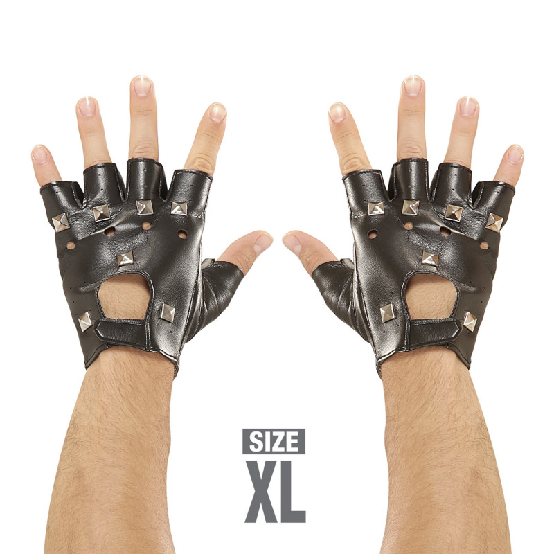 PAIRE DE GANTS SIMILI CUIR