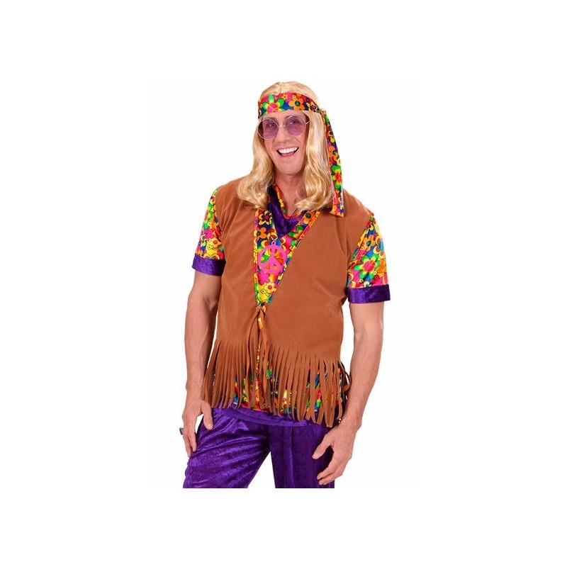 COSTUME VESTE HIPPI HOMME BAND