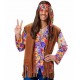 COSTUME VESTE HIPPI HOMME BAND