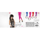 LEGGINGS ROSE METALLISE S/M