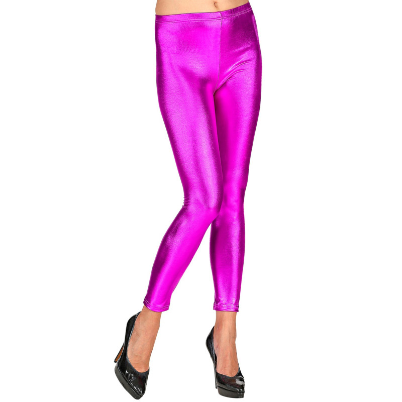 LEGGINGS VIOLET METALLISE L/XL