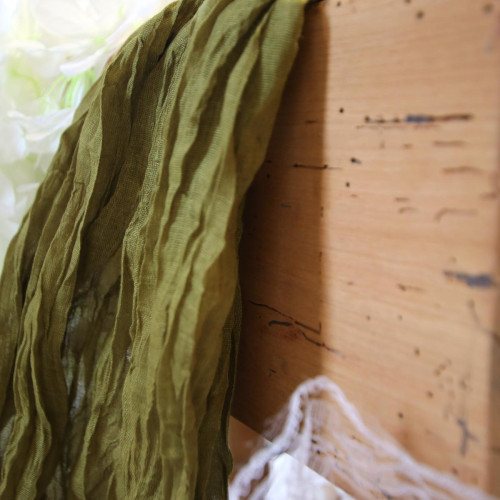 CH.TABLE CHEESECLOTH PISTACHE