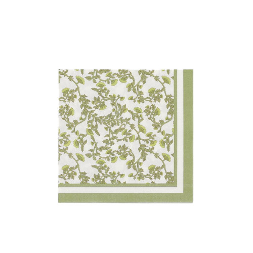 16 SERVIETTES BOTANICA VERDE PISTACHE