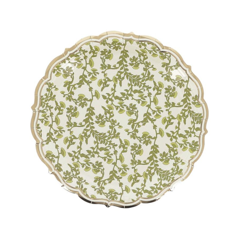8 ASSIETTES BOTANICA VERDE PISTACHE