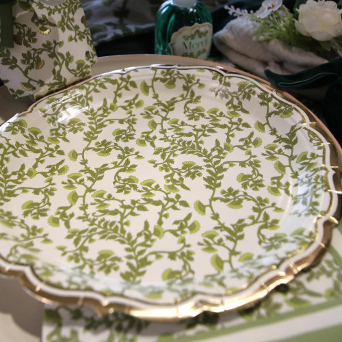 8 ASSIETTES BOTANICA VERDE PISTACHE