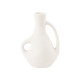 VASE DENALI GRÈS BLANC 14X10CM