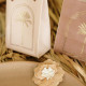 6 FLEURS PAPIER KRAFT ET IVOIRE