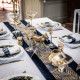 CH. TABLE PALMIER ORGANZA OR