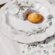 8 ASSIETTES JARDIN BOTANIQUE VERT SAUGE