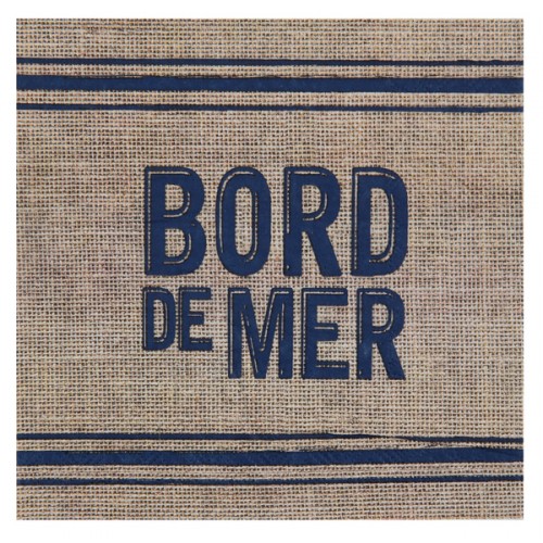 20 SERVIETTES BORD DE MER