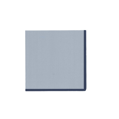 10 SERVIETTES BI-COLOR PAPIER BLEU