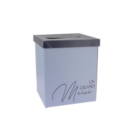 URNE "UN GRAND MERCI" BI-COLOR