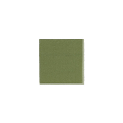 15 SERVIETTES COCKTAIL BI-COLOR VERT