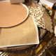 15 SERVIETTES COCKTAIL BI-COLOR CAMEL