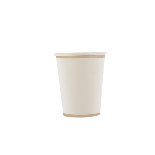 6 GOBELETS BI-COLOR CARTON CREME