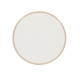 6 ASSIETTES BI-COLOR CREME