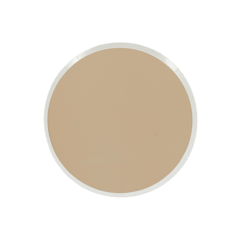 6 ASSIETTES PM BI-COLOR CAMEL