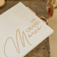 LIVRE D'OR "UN GRAND MERCI" CREME
