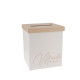 URNE "UN GRAND MERCI" BI COLOR CREME