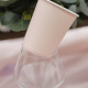 6 GOBELETS BI-COLOR ROSE POUDRE