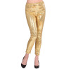 LEGGINGS PAILLETTES M OR