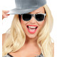 LUNETTE ARGENT METALLISE