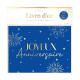 LIVRE D'OR PARTY BLEU
