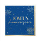 10 SERVIETTES PARTY BLEU
